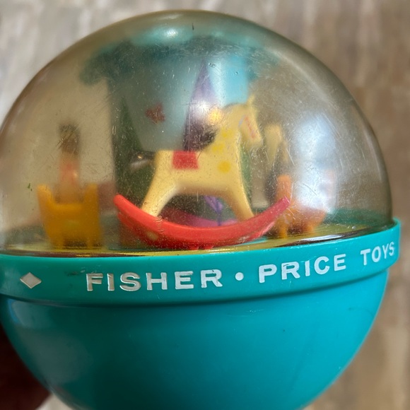 Vintage Fisher Price Roly Poly Chime Ball #165 from 1966. Baby Infant Toys - Picture 4 of 11